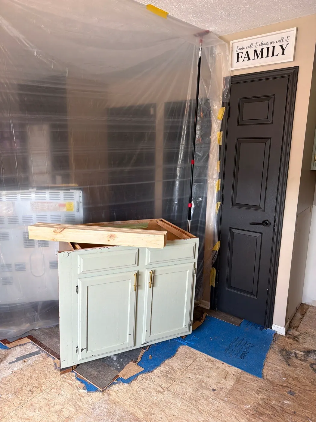 IICRC-certified dry-out in progress at Van Buren home